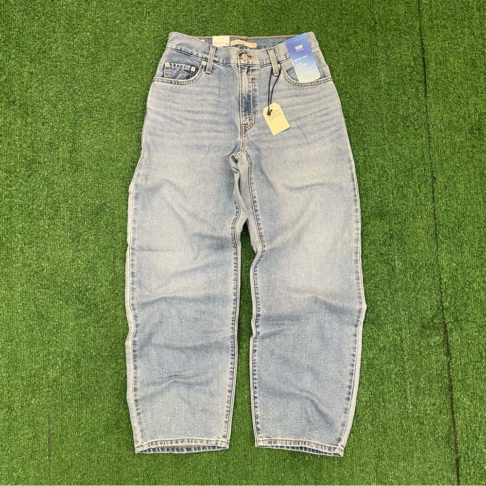 Levi's Light Blue Baggy Dad Jeans